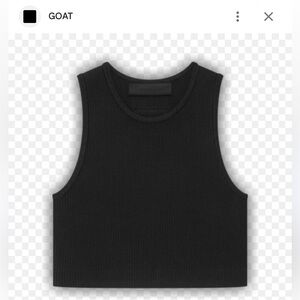 GOAT Women's Black Crop Top